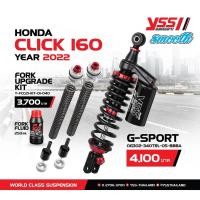 ราคา โช๊คหลัง YSS G-SPORT แท้ HONDA CLICK160 ปี2022 ขนาดความยาว 340 mm. (19410295235)