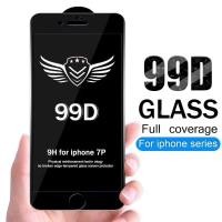 ราคา พร้อมสต็อก 99D ป้องกันหน้าจอป้องกันฟิล์มกระจกนิรภัยสําหรับ 16 15 14 13 12 11 Pro Max iPhone X XR XS Max 8 7 6 6S Plus + SE 2020 หน้าจอป้องกัน Ship โดย Box (20686322618)