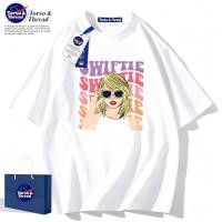 ราคา Torso & Thread เสื้อยืดผู้ชายเท่ๆ 100％cotton แฟชั่นเสื้อ summer สบายๆ เสื้อ oversize สาวSwiftieใส่แว่นตากันแดด (50157642887)