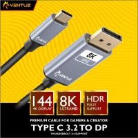ราคา VENTUZ TYPE C CABLE 3.2 TO DISPLAY PORT ADAPTER DP 2M - THUNDERBOLT 3/4 SUPPORT (52860819836)