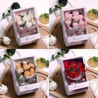 ราคา พร้อมส่ง ช่อดอกกุหลาบ ดอกกุหลาบ ช่อวาเลนไทน์ ดอกไม้ปลอม ของขวัญวันวาเลนไทน์ ช่อกุหลาบ 7 ดอก พร้อมกล่อง แพ็คเกจน่ารัก (26774204005)