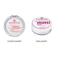 ราคา essence all about matt! powder - แป้งอัดแข็งเนื้อแมตต์ + แป้งฝุ่นทรานสลูเซนท์ (17484982463)