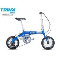 ราคา *ผ่อนได้ คอยน์คืน* TRINX WARWOLF 1.0 จักรยานพับ อลูฯ 14 นิ้ว 7 สปีด (8156895874)