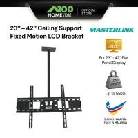 ราคา MASTERLINK ขายึด LCD รองรับเพดานพร้อมตัวยึด Fix Motion 23" - 42" BRK-PLCD40S (29644699871)