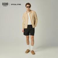 ราคา CC DOUBLE O EMBROIDERY NYLON SHORTS ผู้ชาย กางเกงขาสั้นผ้าไนลอนปักลาย รุ่น O26SGMB024 (SS26 #B1) (51560971315)