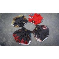 ราคา (New) Boxing Shorts กางเกงมวย กางเกงนักมวย ลายไทย / Muay Thai Boxing Shorts / Mongkolthaiboxing (28105430451)
