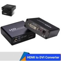ราคา HDMI To DVI Converter Coaxial 3.5เอาต์พุตเสียง HDMI To DVI Video Converter สำหรับ PS3 XBOX360 Blu-Ray DVD STBOX (18954540515)