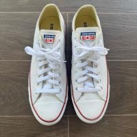 ราคา CONVERSE ALL STAR LEATHER OX White ของแท้ 100% เบอร์ 9 Eur42.5 (50306293853)