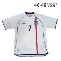 ราคา เสื้อบอลแท้ ทีมชาติอังกฤษ เหย้า ปี 2001-03 เบอร์ 7 มือสอง ป้ายคอไซส์ L วัดหน้าผ้าอก 46-48"ยาว 29"สภาพดี (43479658171)