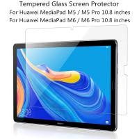 ราคา 1-2 ชิ้นคลุมทั้งหมด HD ฟิล์มกระจกนิรภัยใสสําหรับ Huawei MediaPad M6 Turbo M5 Pro M3 Lite 8 8.4 10.1 10.8 นิ้วป้องกันการระเบิดแท็บเล็ตป้องกันหน้าจอฟิล์มแก้วแสงสีฟ้า (28833133773)