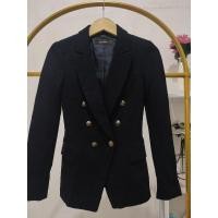 ราคา Black Blazer ซับในเต็มปุ่ม balmain CC รวบรวม (29989154318)