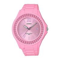 ราคา Casio Standard นาฬิกาข้อมือผู้หญิง สายเรซิน รุ่น LX-500H,LX-500H-4E2 (CMG) - สีชมพู (1500533349)