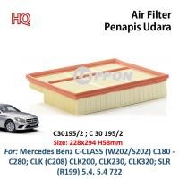 ราคา Leppon กรองอากาศ Mercedes Benz C-CLASS W202 S202 C180-C280 CLK C208 CLK200 CLK230 CLK320 SLR R199 5.4 722 C30195/2 (55710769856)