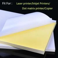 ราคา 50 A4 Self-adhesive Stickers Label Matte Surface Paper Laser Inkjet Printer Copier Self Adhesive Self-adhesive Printing (16799369855)