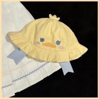 ราคา Y2k Rush Duck อนุบาลน่ารักการ์ตูนครีมเป็ดสีเหลืองหมวก Soft Girl jk Bucket Hat หมวกกันแดดหญิงหมวกถัง (28904836143)