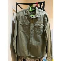 ราคา Von Dutch เสื้อเชิ๊ตแขนยาวสีเขียวขี้ม้า (42000446983)