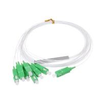 ราคา 1X8 PLC Optical Splitter SC APC FTTH Fiber Optic Splitter FBT Optical Coupler Singlemode Simplex Steel Pipe G652D PVC S (20143464909)