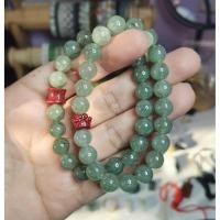 ราคา สร้อยข้อมือหยกหยกหยกหยกพม่าสีเขียว 8.2 มม. เกรด A (49450633711)