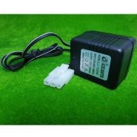 ราคา อแดปเตอร์ชาร์จ ถ่านรถบังคับวิทยุ ขนาดแบตเตอรี่ 9.6 V. 3 รู ปลั๊กขาว - Adaptor Car RC 9.6 V. 3 รู ปลั๊กขาว (1962884191)
