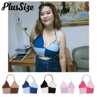 ราคา พร้อมส่งสายเดี่ยวทูโทนสาวอวบ อก 35-44" คล้องคอสาวอวบ เสื้อกล้ามสาวอวบ เสื้อกล้ามผ้าร่องสาวอวบ (14113904049)