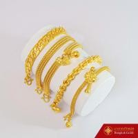 ราคา Bangkok Golds สร้อยข้อมือ คละลาย น้ำหนัก 1 บาท ทองคำแท้ 96.5% *ทองเยาวราช (26574152998)