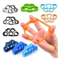 ราคา ซิลิโคน Finger Strengthener Hand Resistance Band (57758352132)
