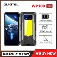 ราคา Oukitel WP100 โทรศัพท์ที่ทนทาน 33000mAh เรนจ์ไฟเลเซอร์ในตัว 6.8 นิ้ว 16GB + 512GB 200MP กล้อง NFC (41255139816)