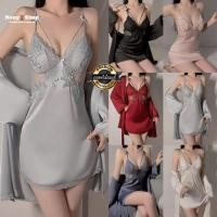 ราคา ชุดนอนเซ็กซี่ Sexy ผ้าซาติน DD4372️งานป้ายแท้ quiruo ⚡️เกรดพรีเมี่ยมแท้ ชุดนอนไม่ได้นอน ชุดนอนสายเดี่ยว (28904305768)