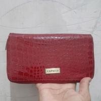 ราคา กระเป๋าสตางค์แบรนด์ CAPACCI มี croco motif หลายช่อง มีซับในลายนูน 2 อัน มีป้าย (57254889643)