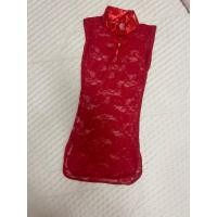 ราคา ชุดกี่เพ้าเซ็กซี่ลูกไม้สีแดง ชุดนอนไม่ได้นอน [มือ2] (24442630088)