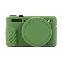 ราคา เคสป้องกันซิลิโคนอ่อนนุ่มคุณภาพดีพร้อมฝาครอบเลนส์สําหรับ Canon PowerShot G7 X Mark II / G7X2 (47661620673)