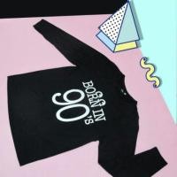 ราคา Born in 90's long sleeve unisex t-shirt (1806745)