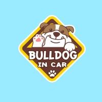 ราคา สติ๊กเกอร์ ติดรถ ลายน้องหมา บูลด็อก Bull dog Bulldog Dog In Car สติ๊กเกอร์ติดรถ แต่งรถ car sticker BOC14 (19485075008)