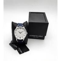 ราคา นาฬิกา KENNETH COLE MEN'S KCWGA2270601 QUARTZ WHIT DIAL STAINELSS STEEL BLUE STRAP WATCH 43 MM พร้อมกล่อง (ใหม่มีตำหนิ) (41630384527)