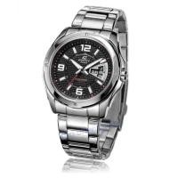 ราคา Win Watch Shop นาฬิกา Casio Edifice รุ่น EF129D1AV นาฬิกาผู้ชายสายแสตนเลส สีเงิน หน้าปัดดำประกัน CMG 1 ปีเต็ม (7088753958)