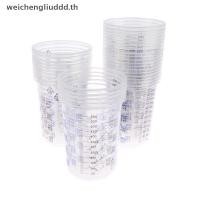 ราคา # weichen # 10/50 ชิ้นสีผสม Calibration ถ้วยพลาสติกสีผสมถ้วย 600ml หม้อผสม (41854226695)