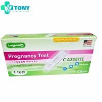 ราคา Longmed Pregnancy Test CASSETTE ชุดตรวจตั้งครรภ์ ตรา ลองเมด แบบหยด Over 99% Accurate (28420486887)