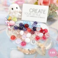 ราคา Swarovski Crystal เม็ดลูกพลับ (5040) ขนาด 8 mm ราคาเม็ดละ 20 บาท (9752712923)