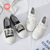 ราคา พร้อมส่ง ZM1 รองเท้าผ้าใบแฟชั่นผู้หญิง รองเท้าผ้าใบหัวโต สไตล์เกาหลี (19788470346)