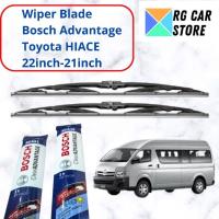ราคา BOSCH Advantage Wiper Toyota Hiace 22 นิ้ว-21 นิ้ว Original Smooth Rubber Anti-Scratch ทนทาน PnP Hiace (46260154210)