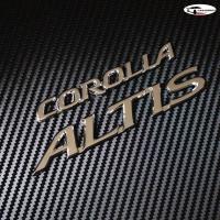 ราคา 2 ชิ้น โลโก้ COROLLA ALTIS สีโครเมี่ยม สำหรับ TOYOTA COROLLA ALTIS อัลติส (18758519724)