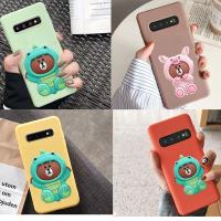 ราคา เคสโทรศัพท์ซิลิโคนพิมพ์ลายการ์ตูนหมี 3 มิติสําหรับ samsung galaxy s 10 plus s 8 s 7 edge s 9 note 8 9 (2450366835)