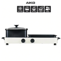 ราคา AIKO เตาปิ้งย่างเอนกประสงค์ 2in1 ถอดล้างได้ รุ่น AK-2104A (49852232302)