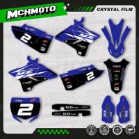 ราคา MCHMFG Motorcycle Fairing Graphics Decal Stickers For YAMAHA YZ125 YZ250 YZ 125 250 2015-2021 YZ250 (43728941659)