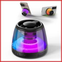 ราคา New ลำโพงบลูทูธ เสียงดี เบสแน่น ไฟRGB ปรับได้ เต้นตามเพลง Bluetooth Wireless RGB Speaker (41874036637)