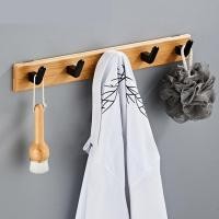 ราคา Hook ราวตะขอแขวนไม้ ตะขอแขวนเอนกประสงค์ ตะขอแขวนฐานไม้ สินค้าพร้อมส่ง [HK-WA] (23431314843)