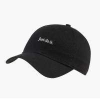 ราคา NI^KE Heritage 86 Just do it JDI H86 Baseball Cap Washed Black Unisex ORIGINAL (46252195375)