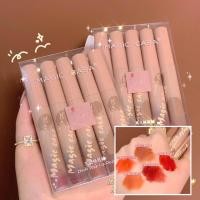 ราคา MAGIC CASA 979 ลิปเซทกำมะหยี่ ลิปเวลเวท ลิปโทนแดงก่ำแดงอิฐ ส้มอิฐ สีสวย ติดทน กันน้ำ ลิปสติก Velvet Mist Lip Glaze (11679731704)