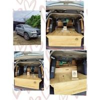 ราคา แผ่นไม้ปูนอนในรถยนต์ ( TOYOTA FORTUNER SPORT new) ไม่ต้องถอดเบาะแถวสามออก รถบ้าน Diy ติดตั้งง่ายไม่ต้องถอดเบาะออก (52611833412)