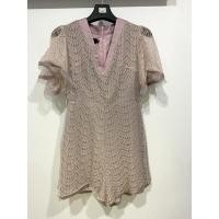 ราคา จั้มสูท jumpsuit จั้มสั้น งานป้าย peony สีชมพู ลูกไม้ ซับใน กากเพชร ทั้งตัว (10047842614)